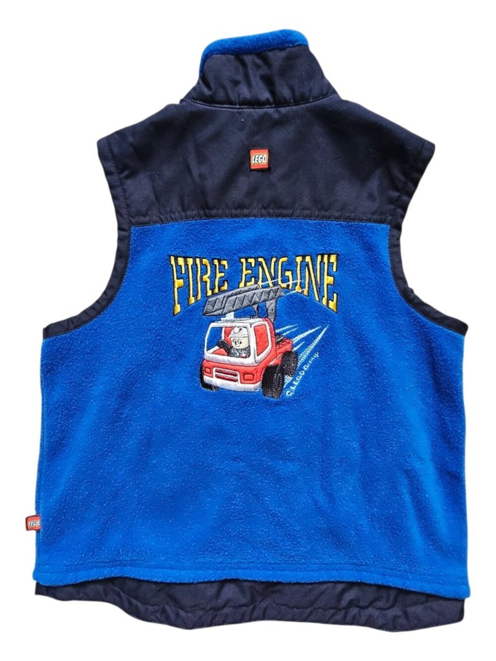 Y2K Lego Wear by Kabooki Rescue Worker fleece vest jacket . 3T